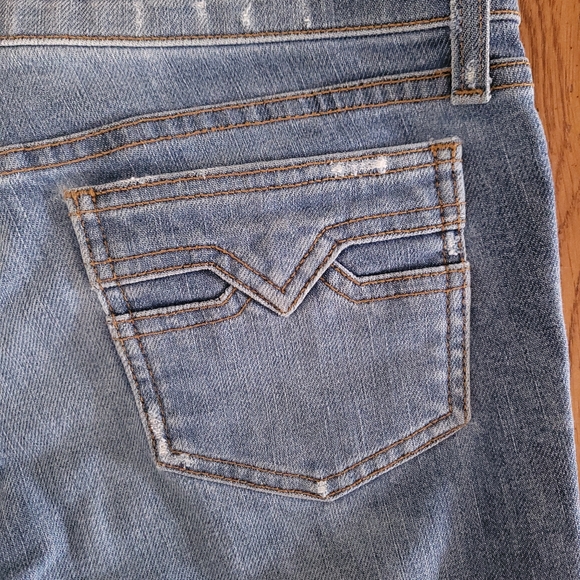 Vintage USA Juicy Couture Bellbottom Flare Jeans -Tagged 30- Check Measurements - Picture 6 of 10